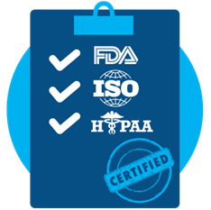 FDA, ISO Certified